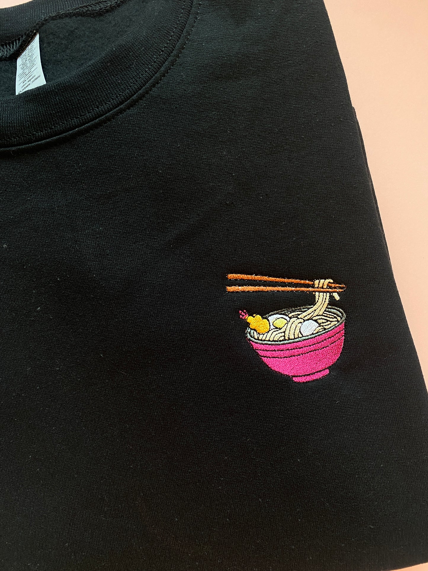 Ramen Noodle Embroidered Sweatshirt