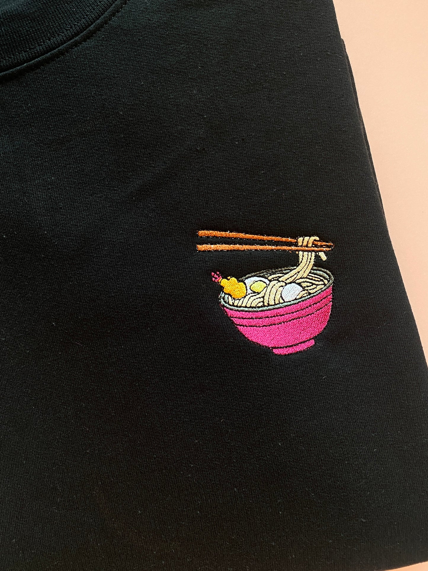 Ramen Noodle Embroidered Tshirt