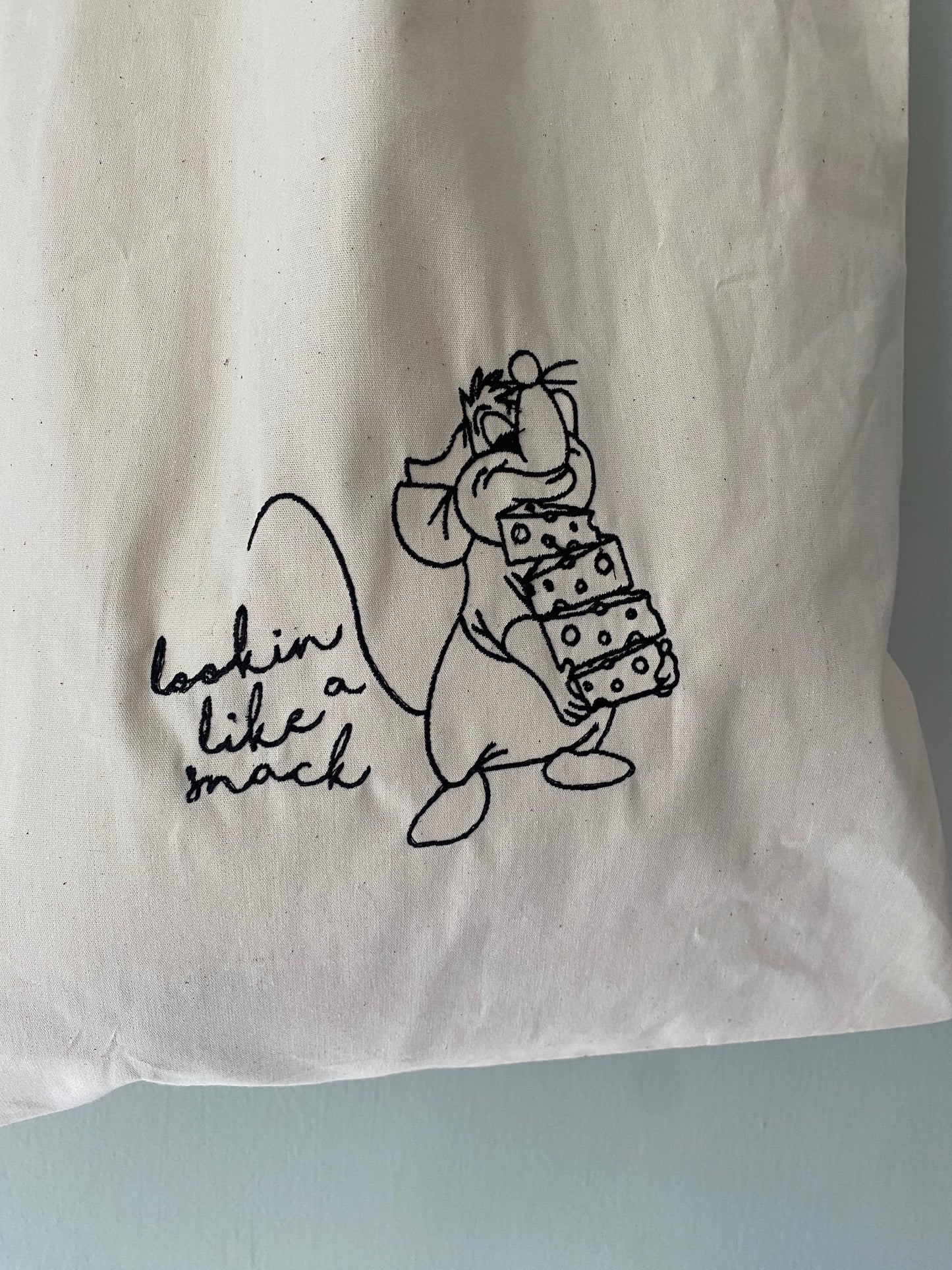 Looking like a Snack Tote Bag