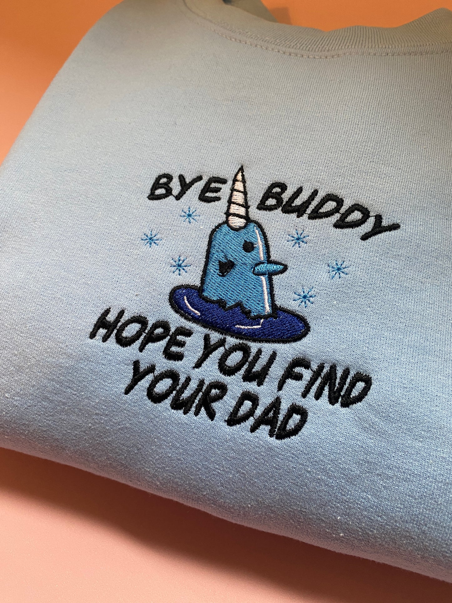 Bye Buddy Embroidered Sweatshirt