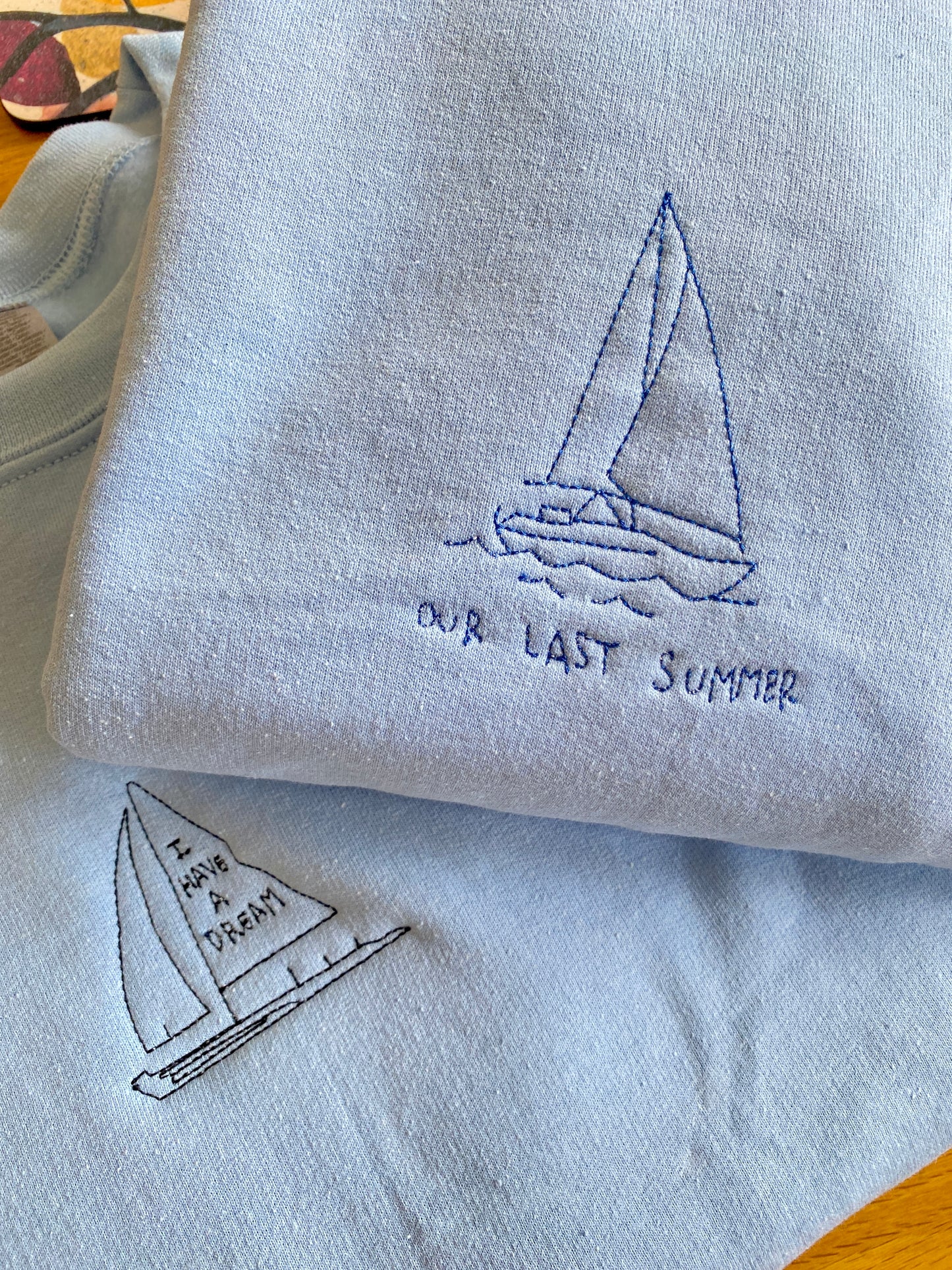 Our Last summer Embroidered Sweatshirt
