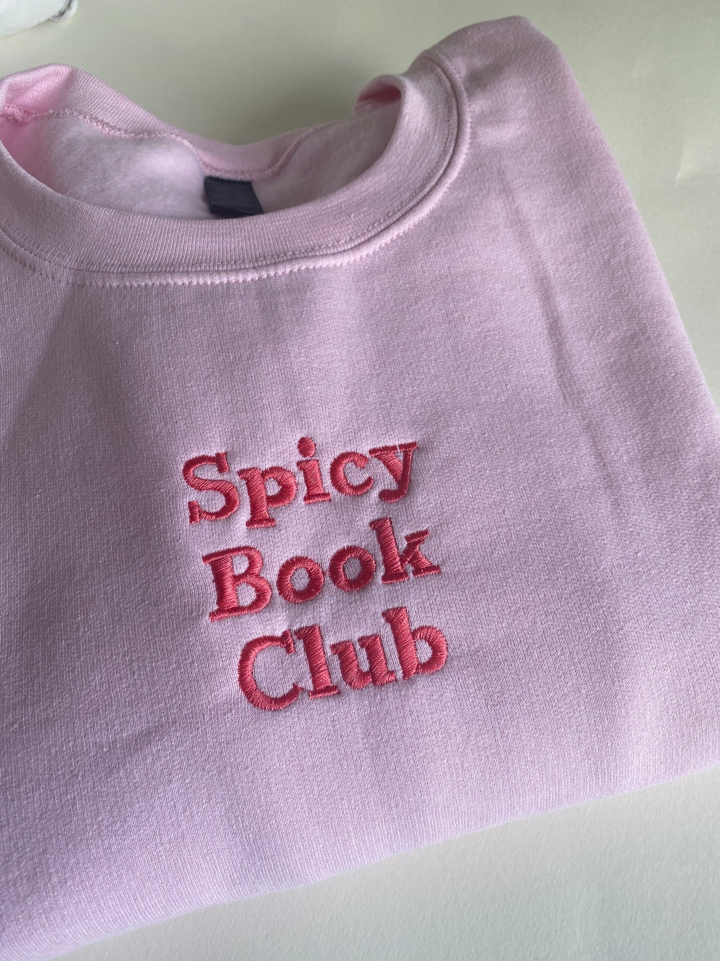 Spicy Book Club Embroidered Sweatshirt