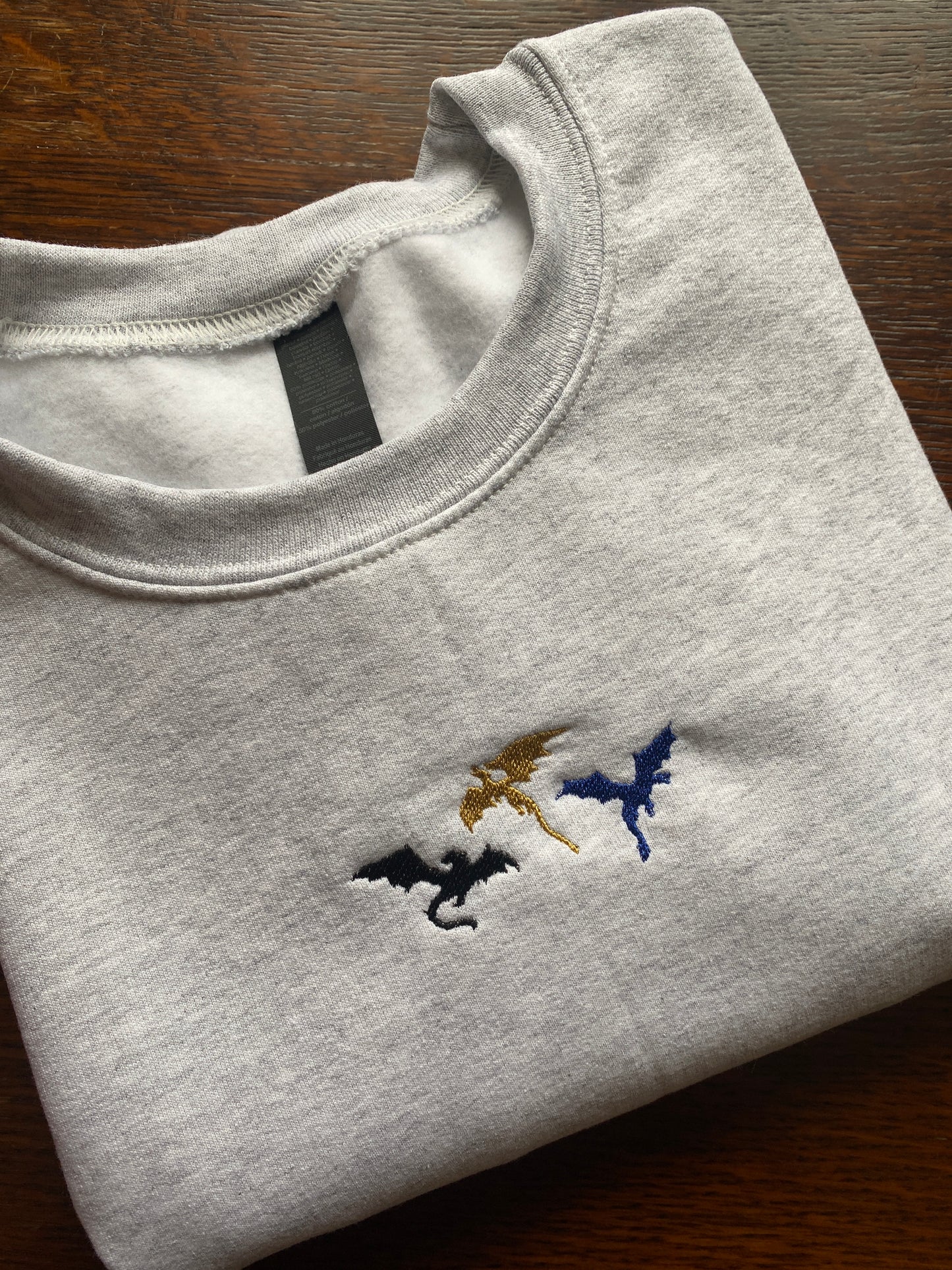 Mini Dragons Embroidered Sweatshirt