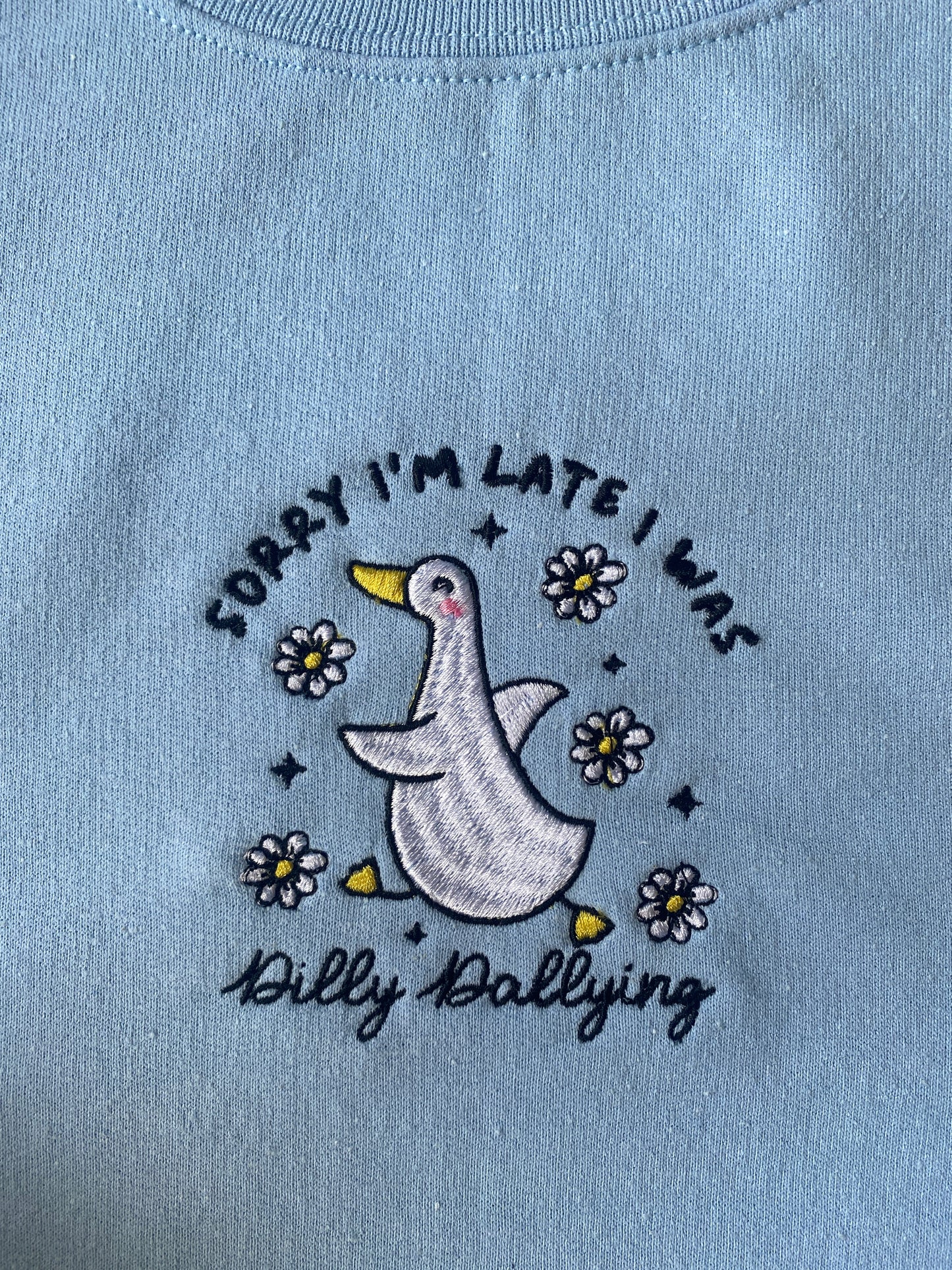 Dilly Dally Embroidered Tshirt