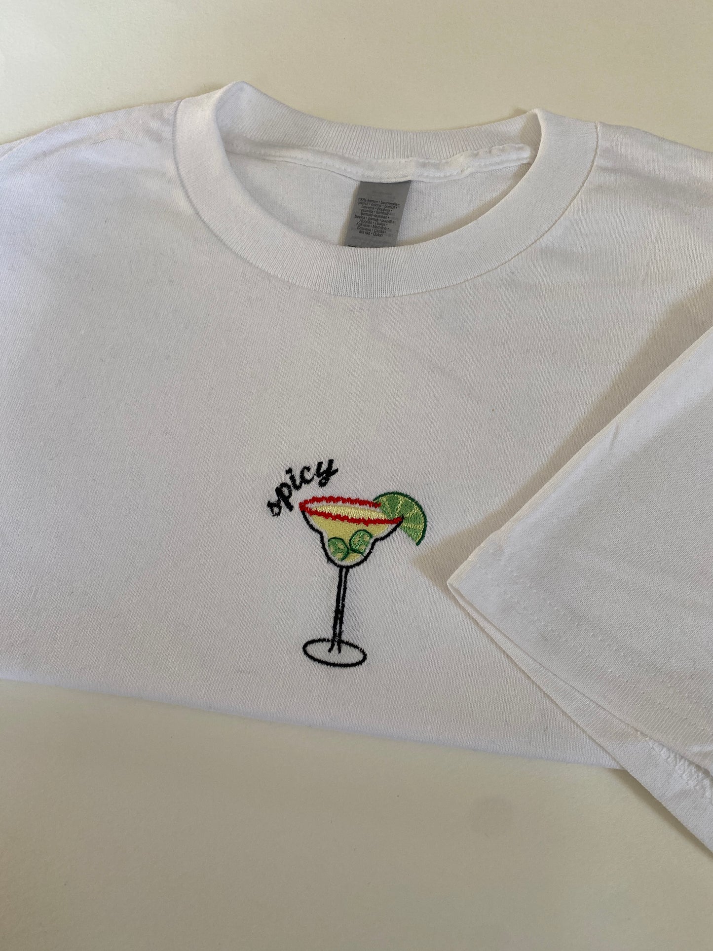Spicy Marg Embroidered Tshirt