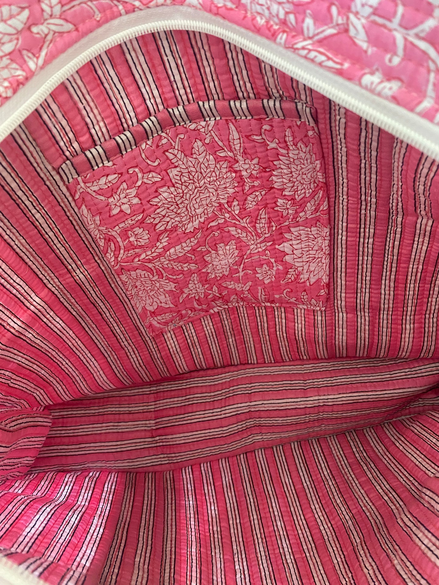 The Pretty in Pink Quilted Tote Bag
