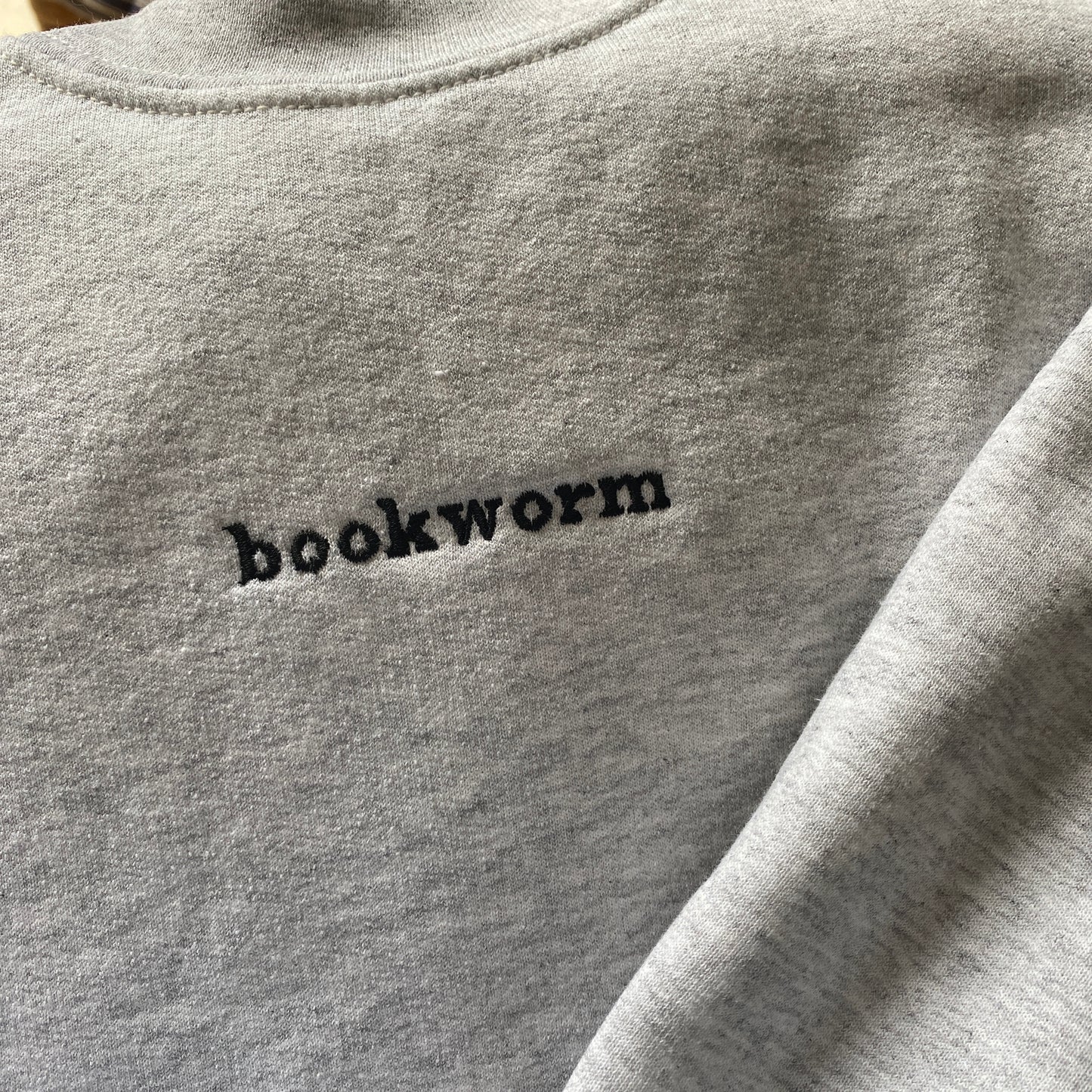 Bookworm Embroidered Sweatshirt