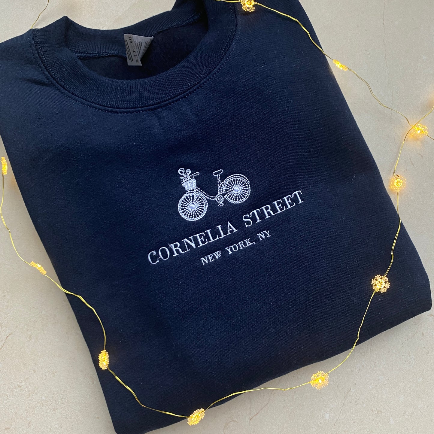 Cornelia Street Embroidered Sweatshirt