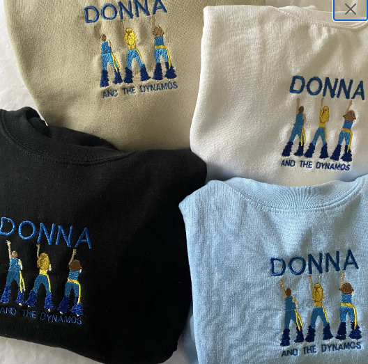 Donna and the Dynamos Embroidered Sweatshirt