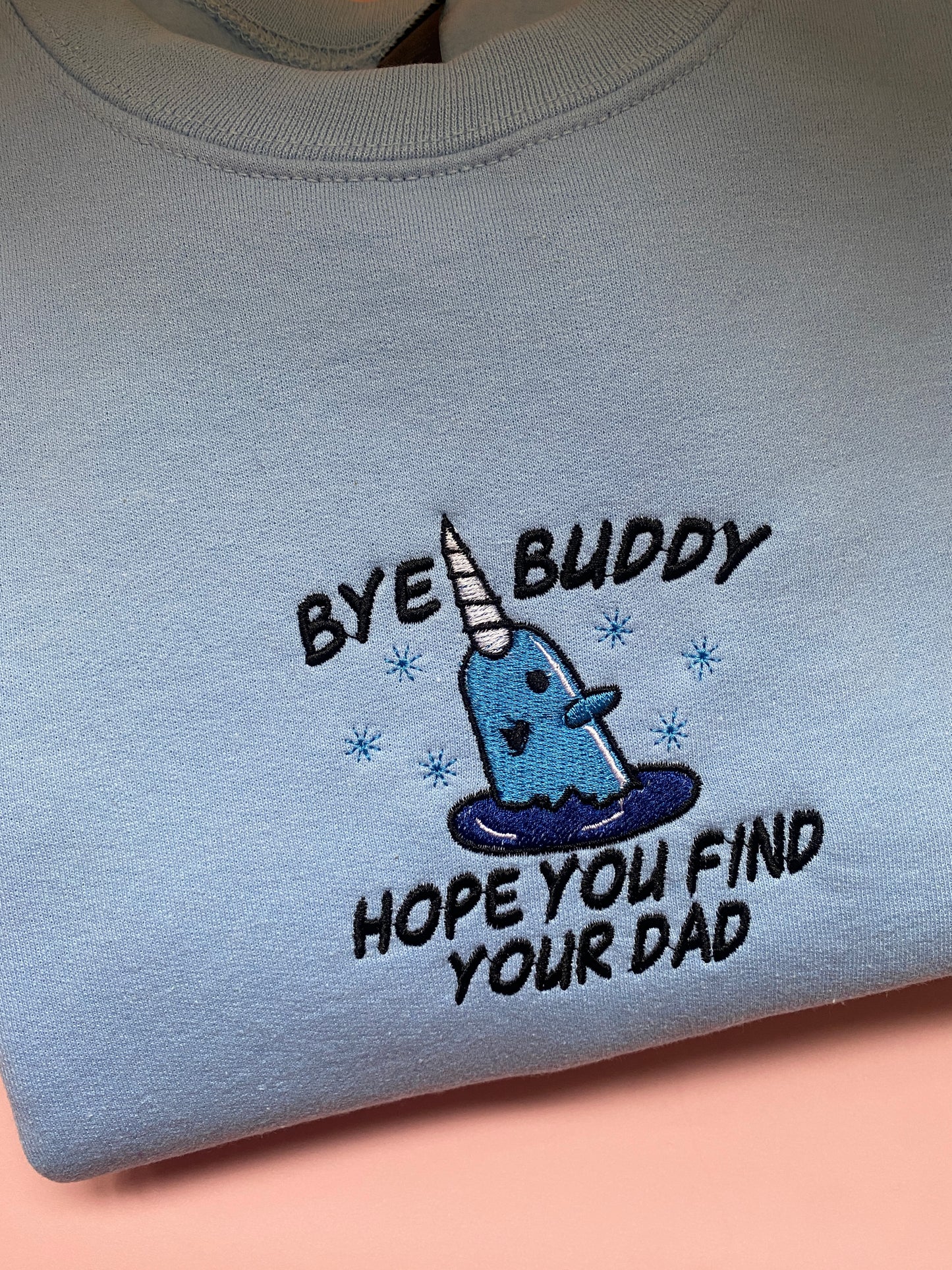 Bye Buddy Embroidered Sweatshirt