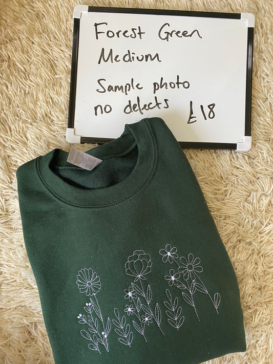 Floral Sweatshirt Medium