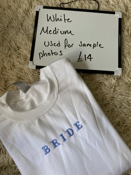 Bride Sweatshirt Medium