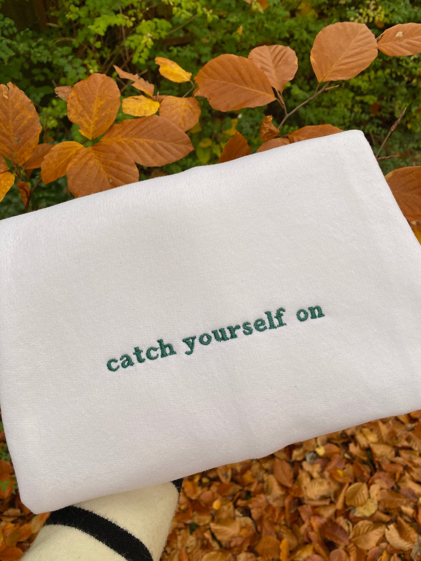 Catch yourself on Embroidered Sweatshirt