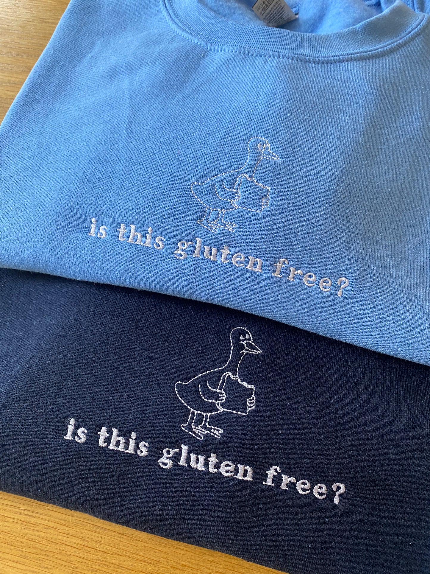 Is this gluten free? Embroidered Sweatshirt