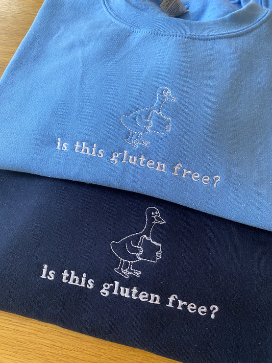 Is this gluten free? Embroidered Sweatshirt