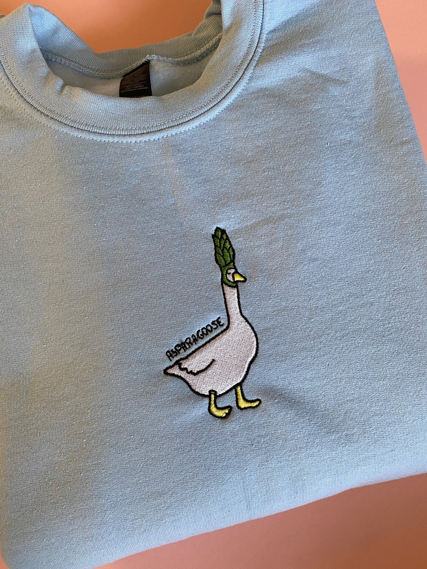 Asparagoose Embroidered Sweatshirt