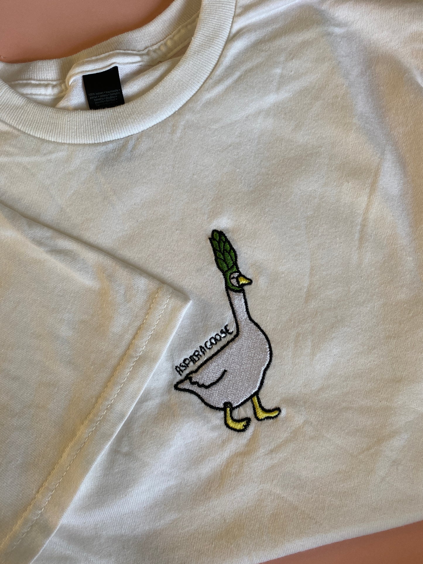 Asparagoose Embroidered Tshirt