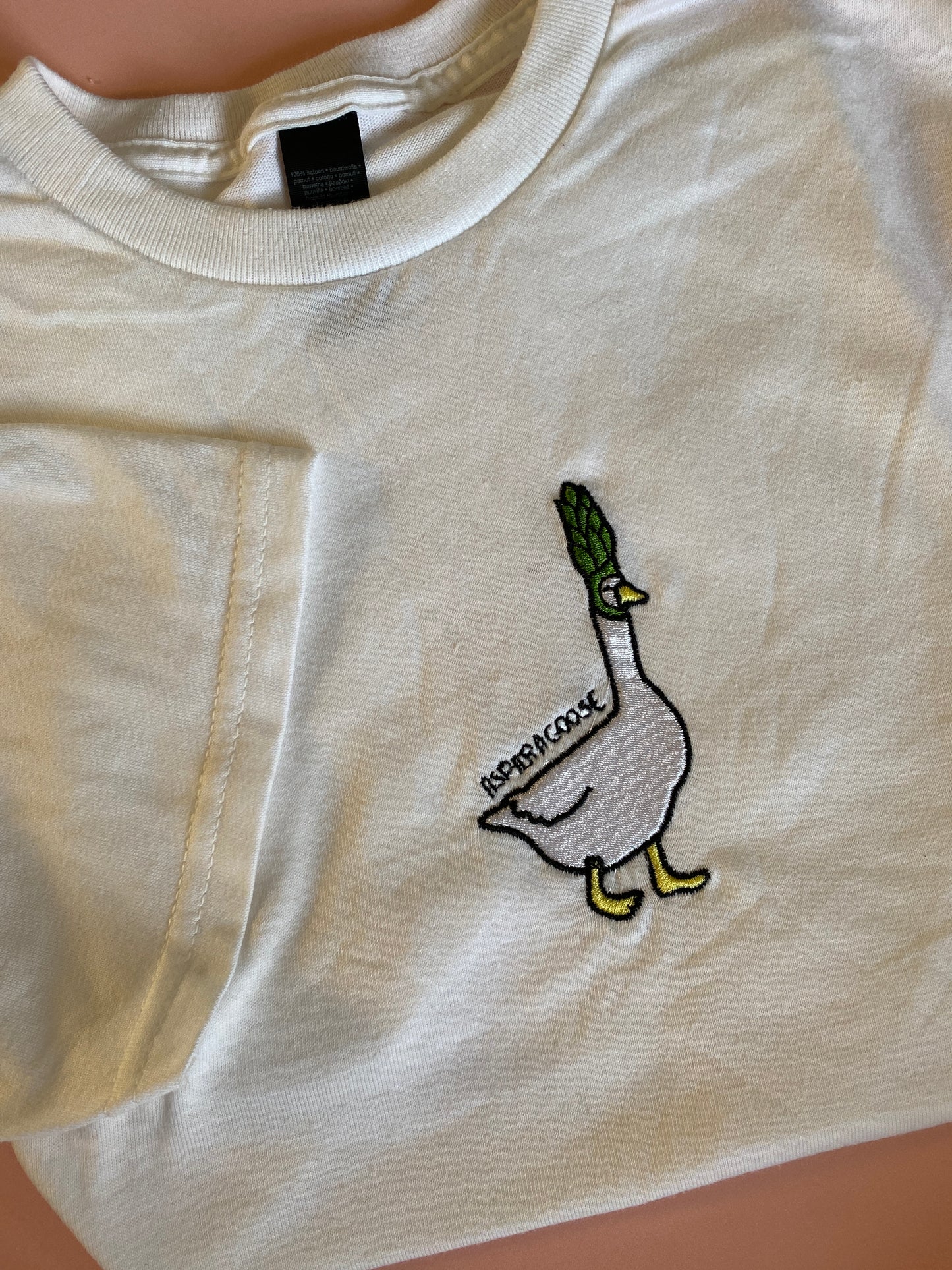Asparagoose Embroidered Tshirt