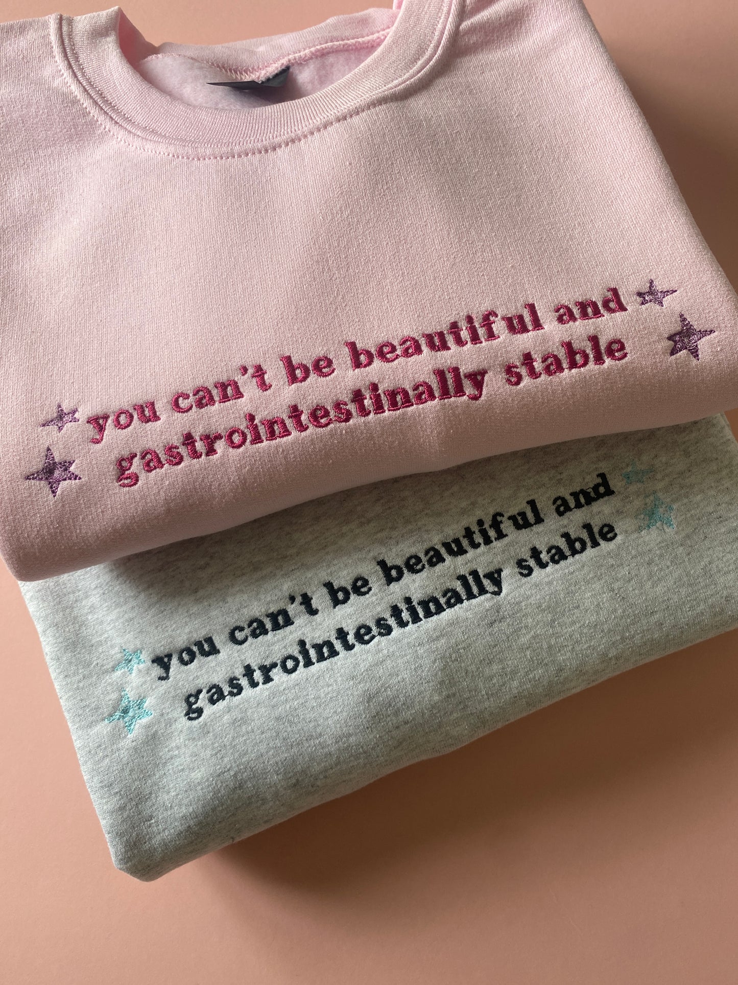 Beautiful and gastrointestinally stable Embroidered Sweatshirt