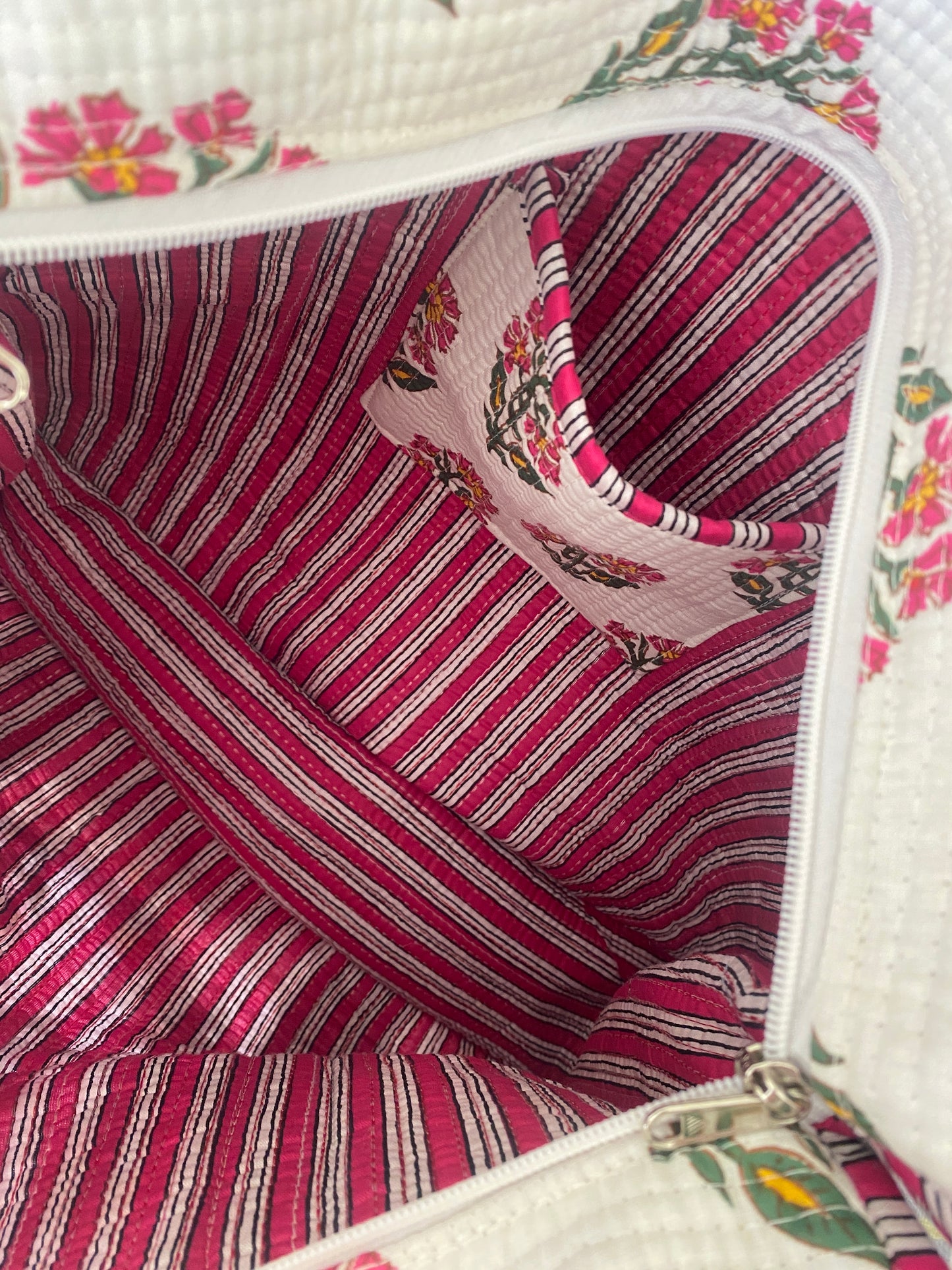 The Palma Print Quilted Tote Bag