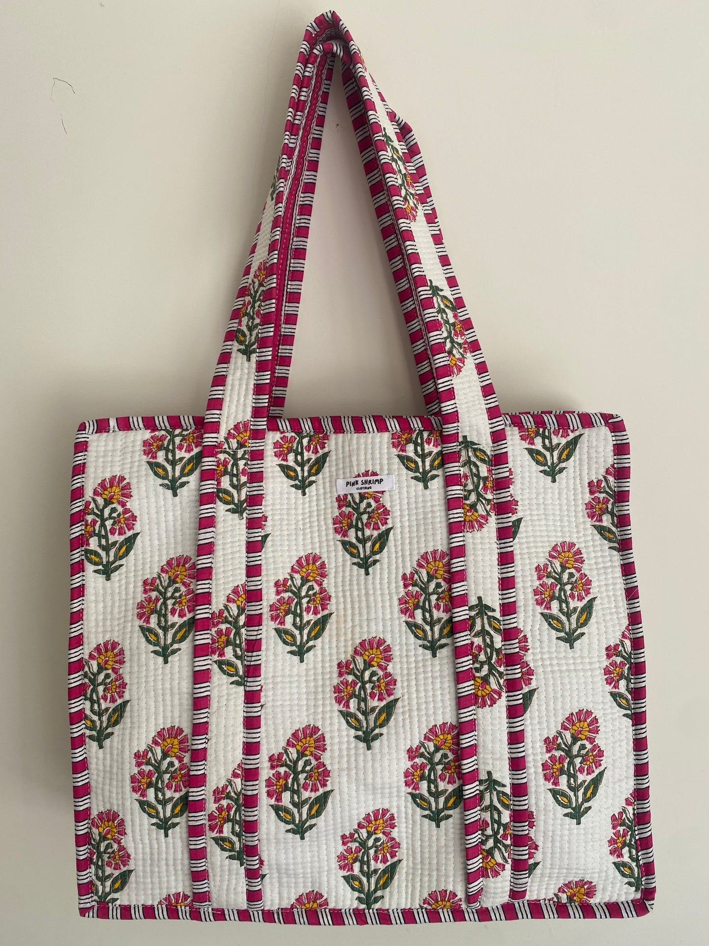 The Palma Print Quilted Tote Bag