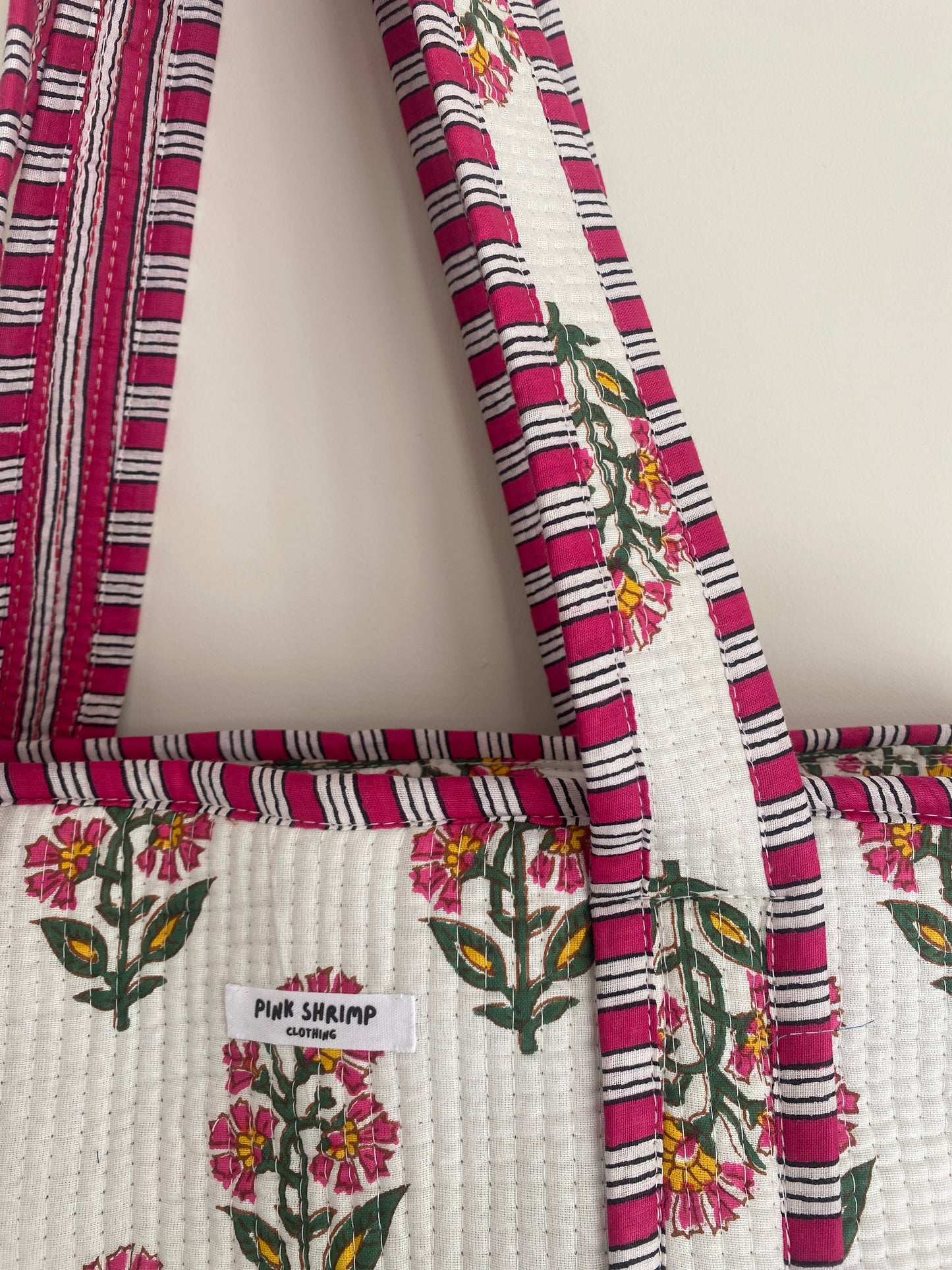 The Palma Print Quilted Tote Bag