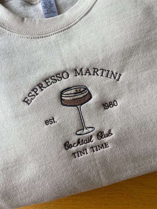 Martini Embroidered Sweatshirt