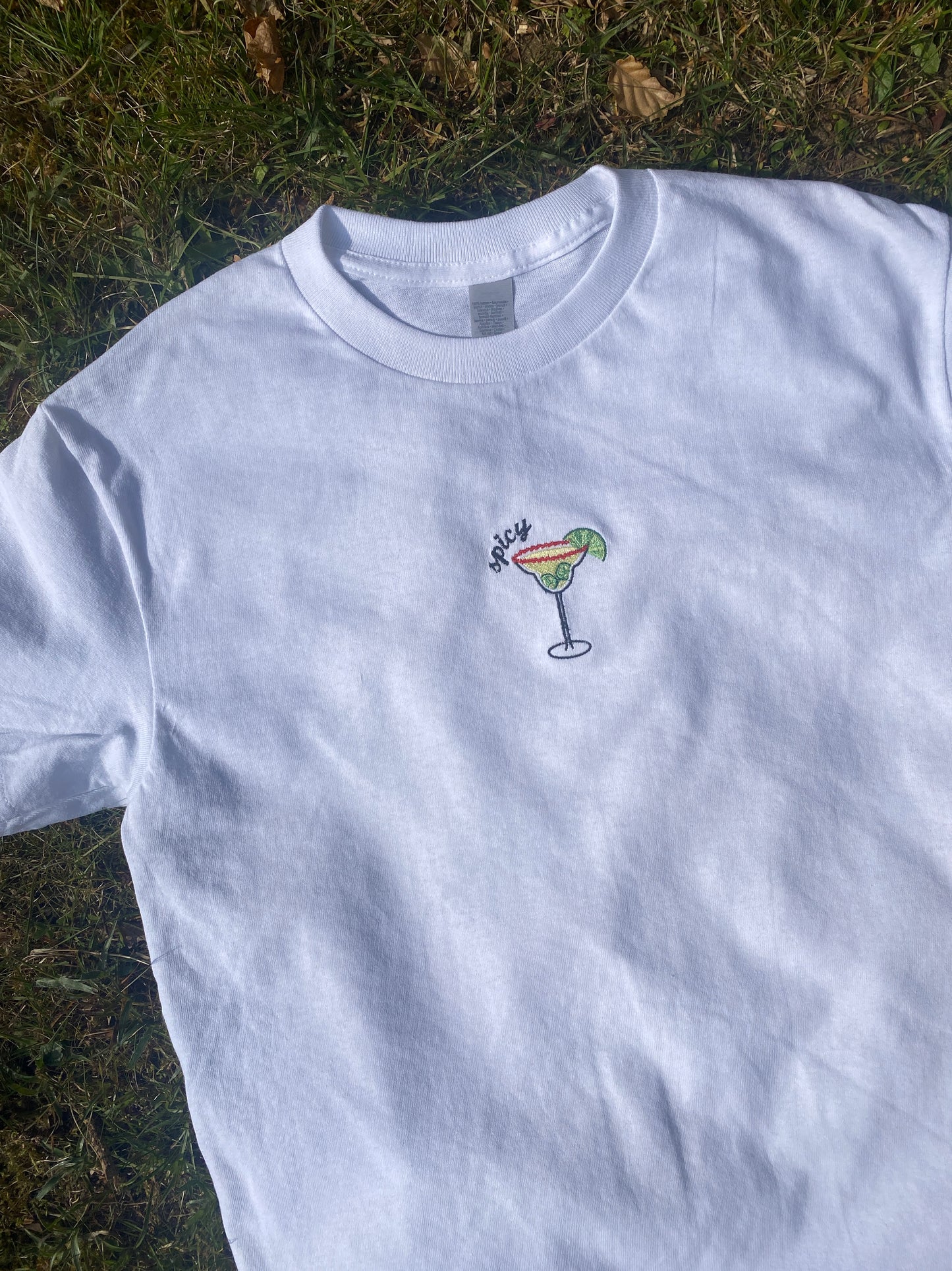 Spicy Marg Embroidered Tshirt