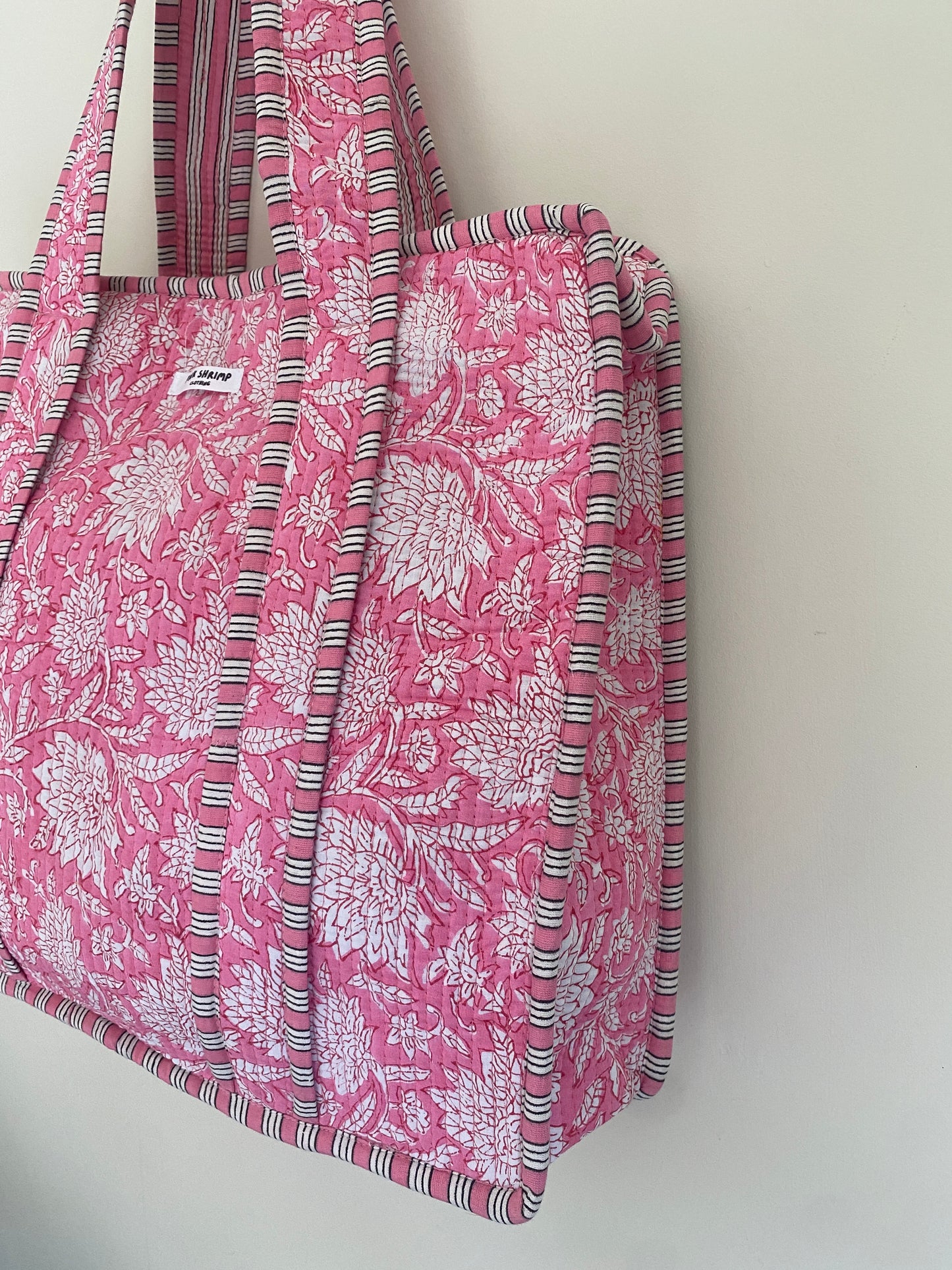 The Pretty in Pink Quilted Tote Bag