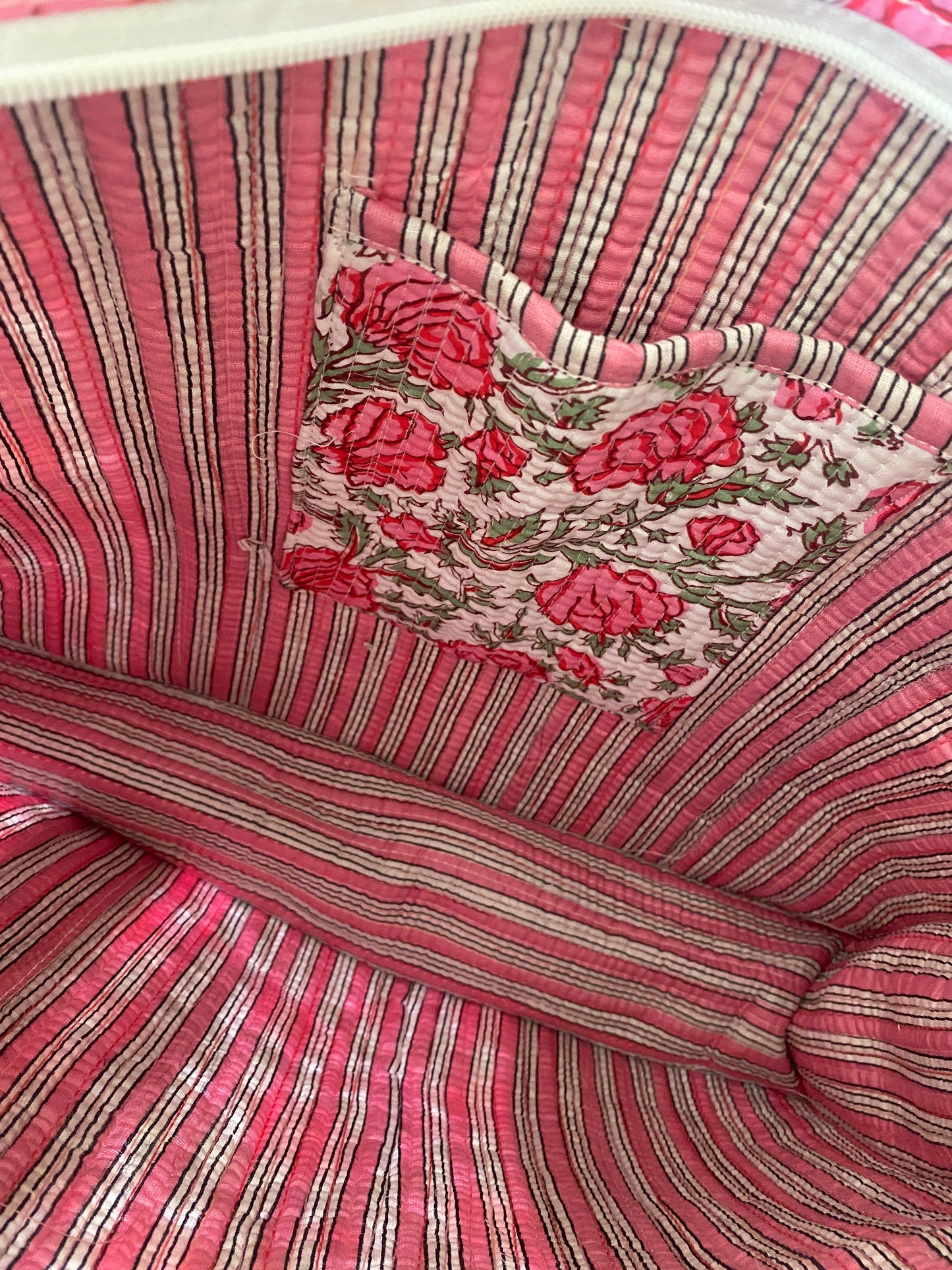 The Rose Garden Quilted Tote Bag