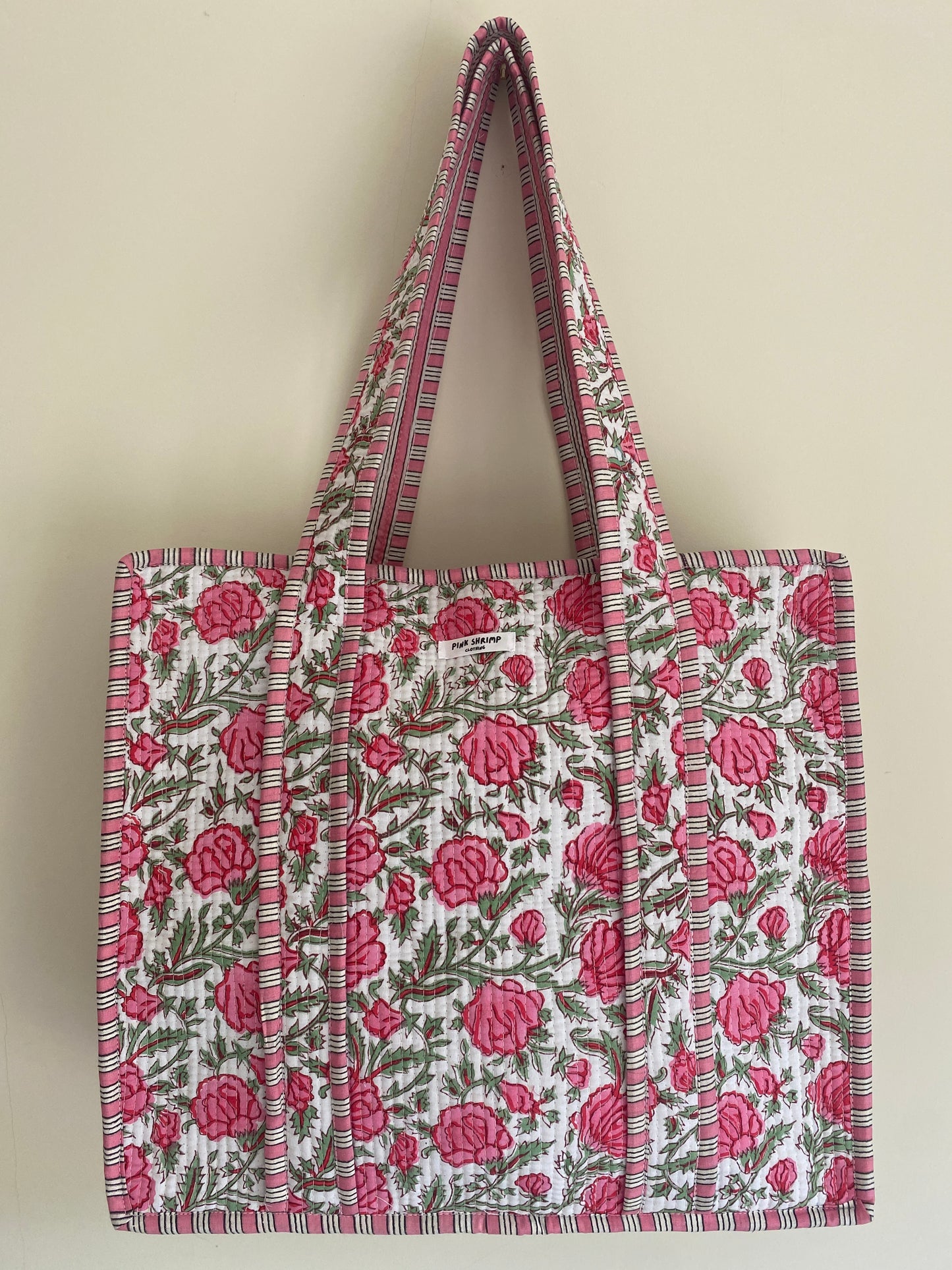 The Rose Garden Quilted Tote Bag