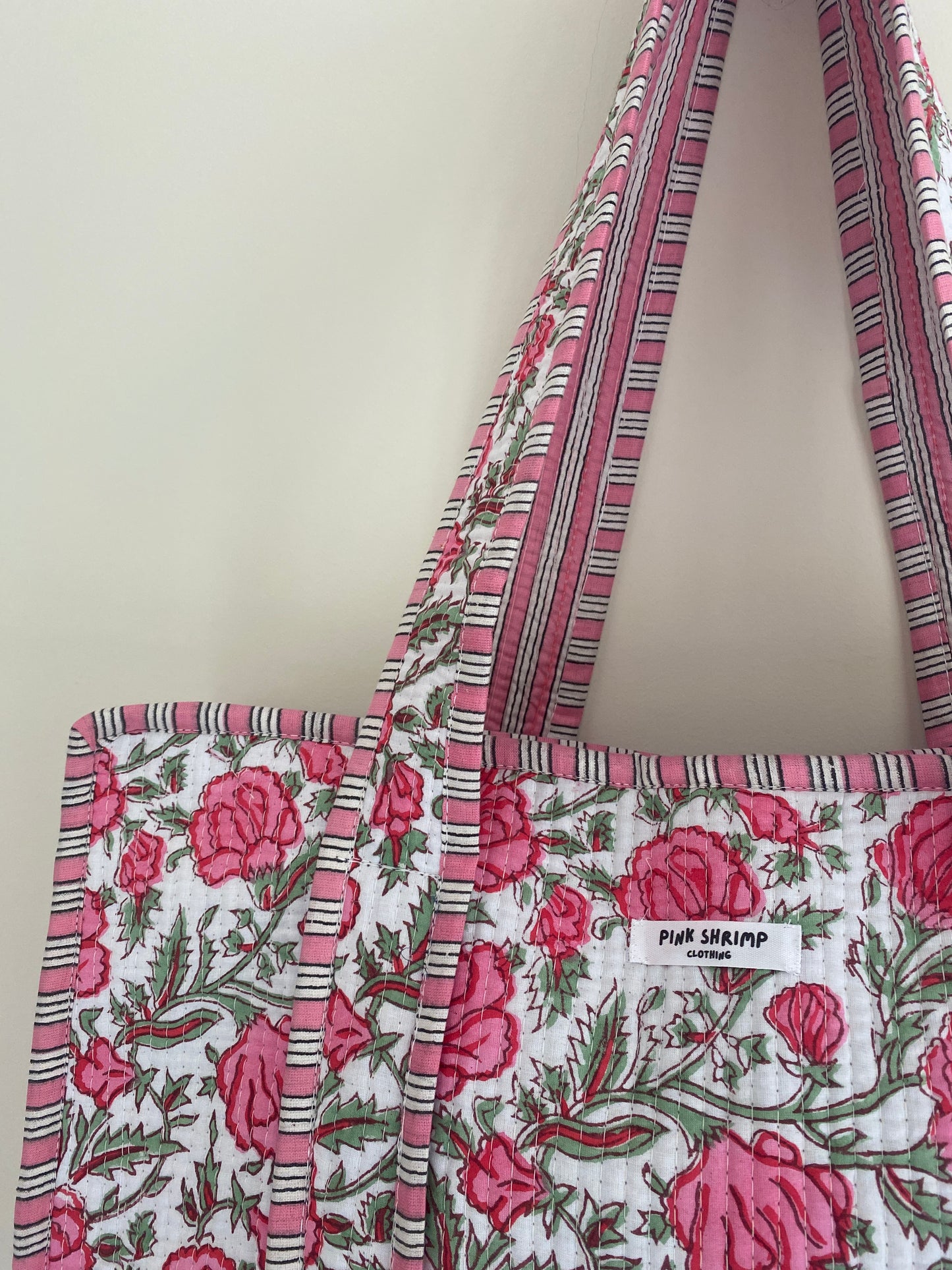 The Rose Garden Quilted Tote Bag