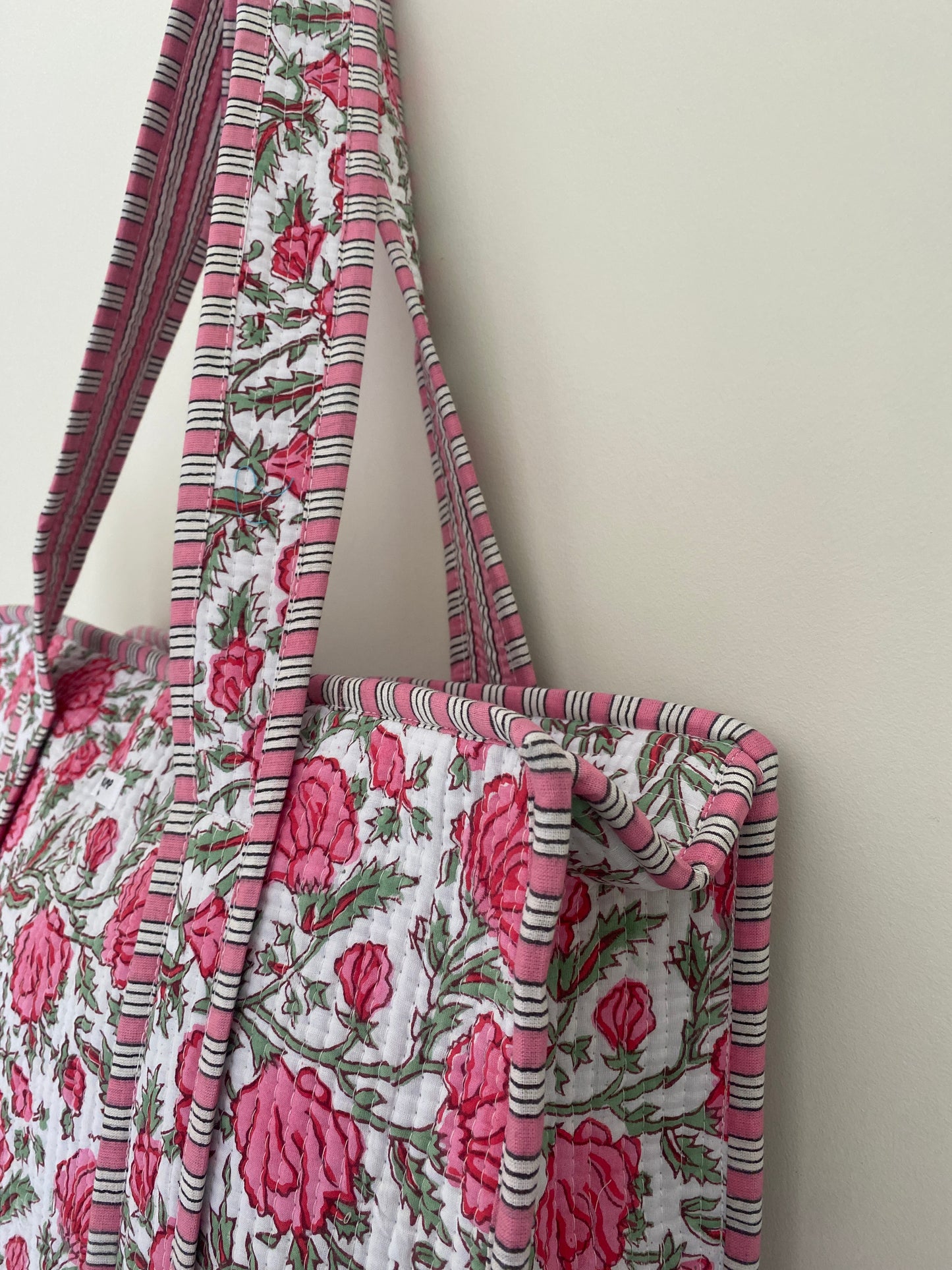 The Rose Garden Quilted Tote Bag