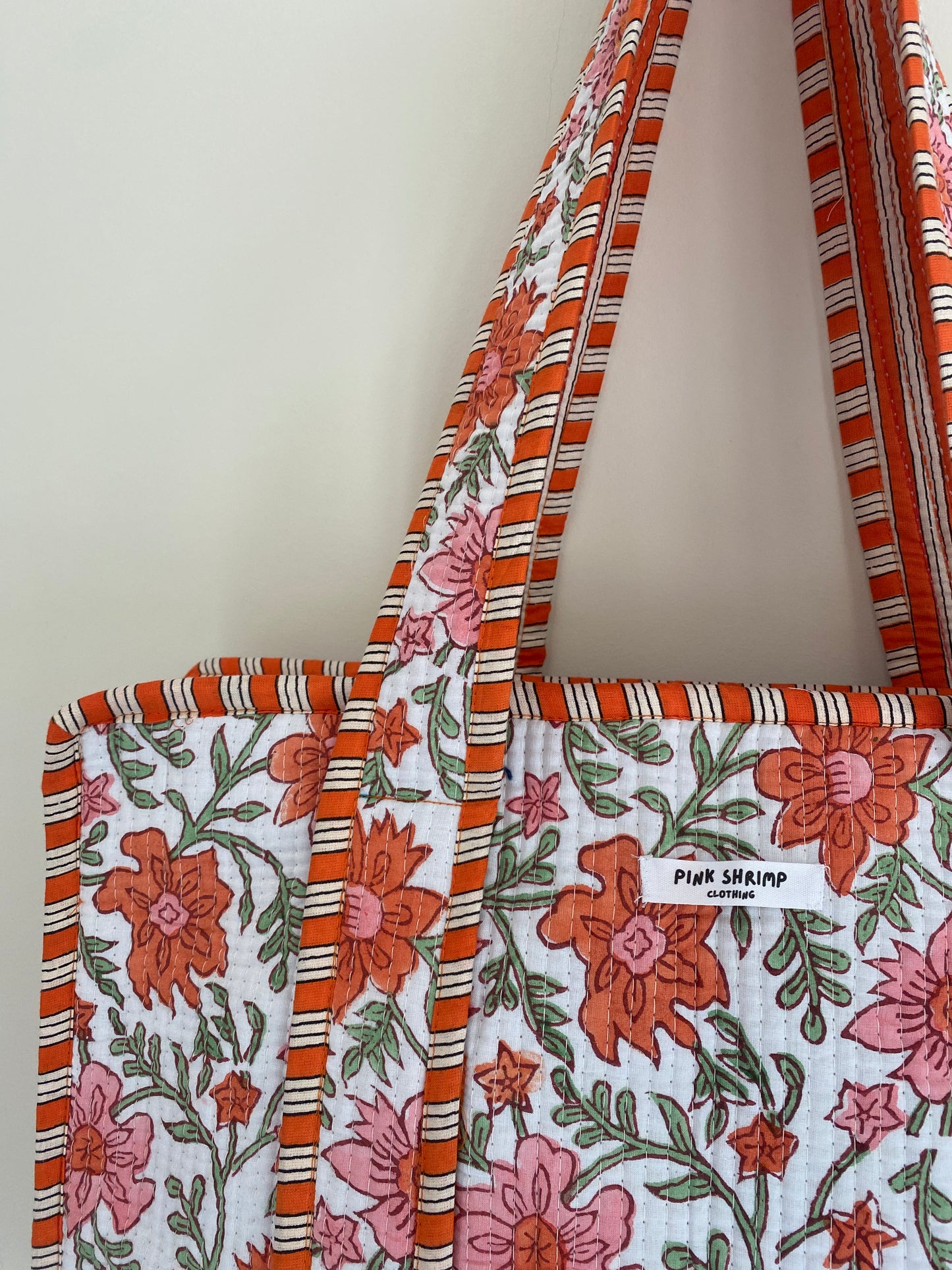 The Sunset Quilted Tote Bag