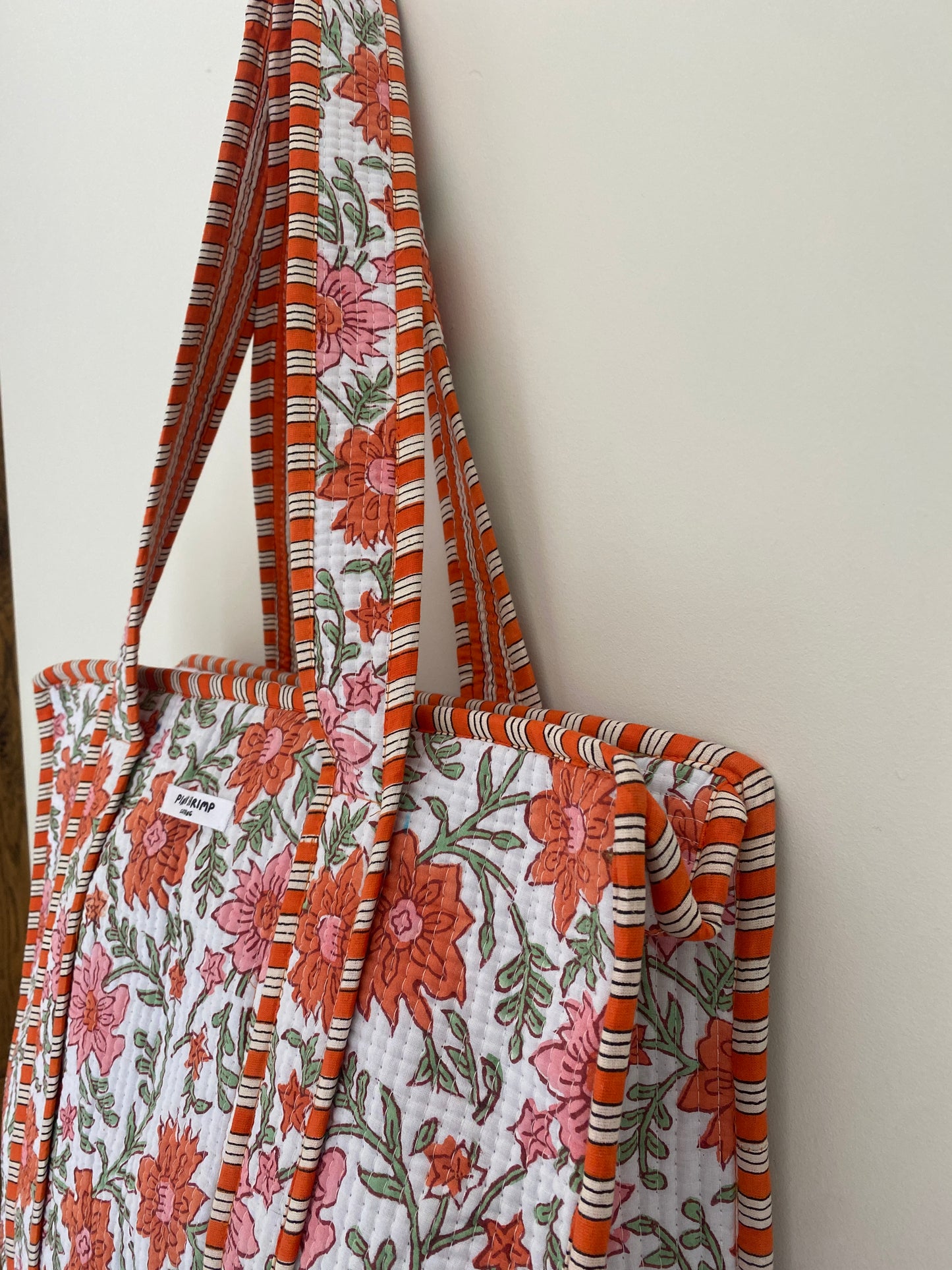 The Sunset Quilted Tote Bag
