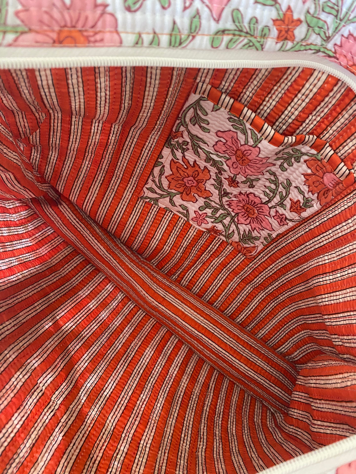 The Sunset Quilted Tote Bag