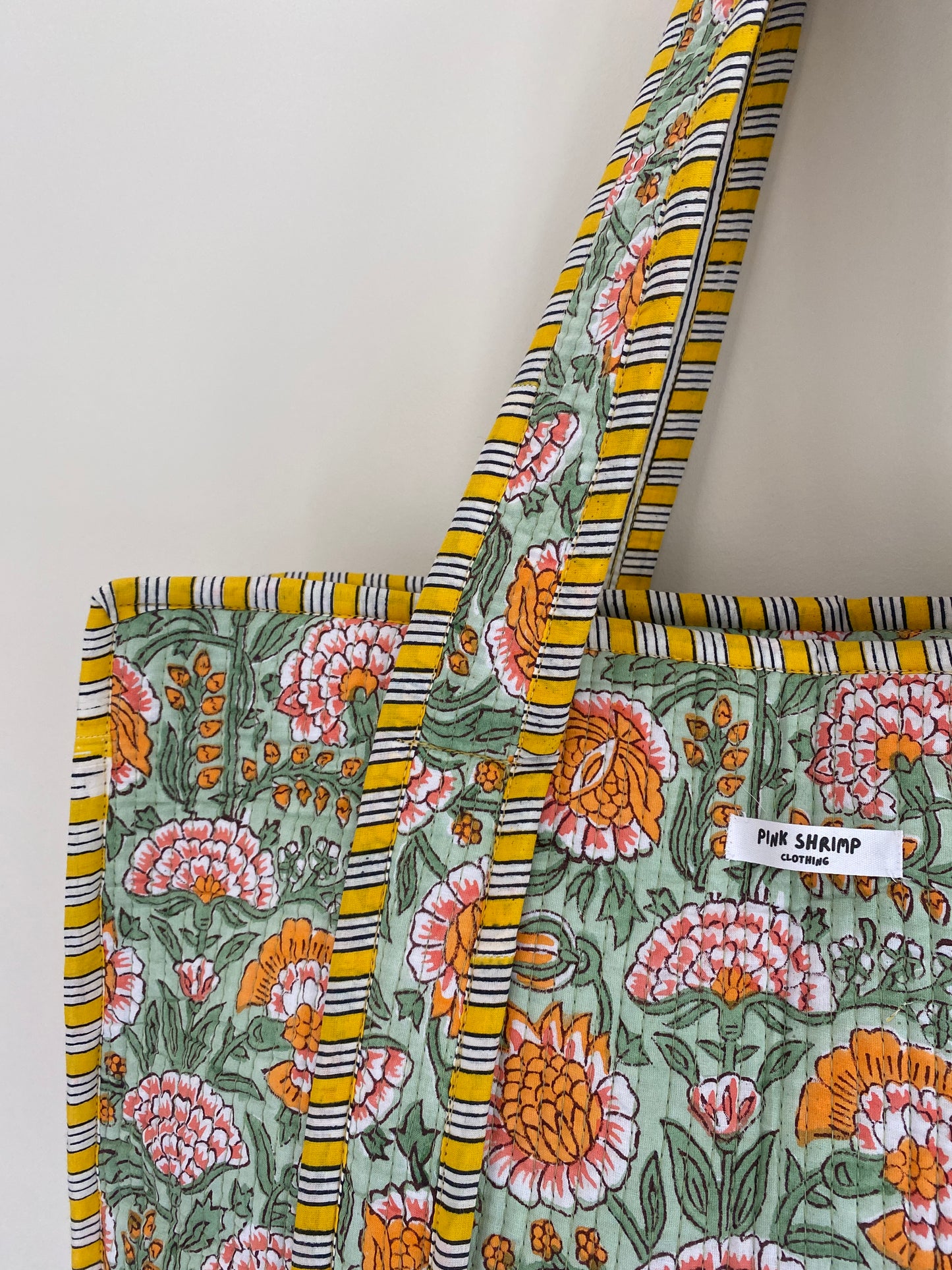 The Sunshine and Flowers Quilted Tote Bag