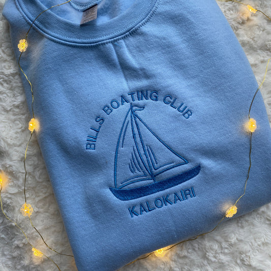 Bills Boating Club Embroidered Sweatshirt